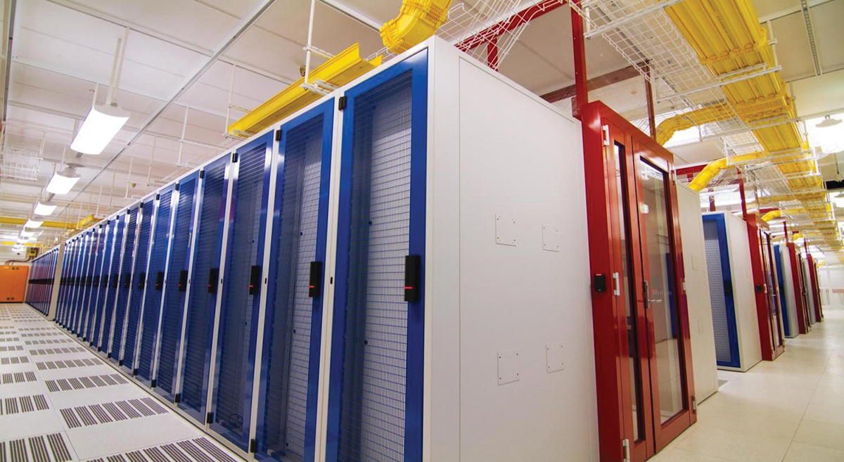 Figure 13. Cold Aisle containment is mandated design for all new NEXTDC facilities to minimize CRAC fan energy