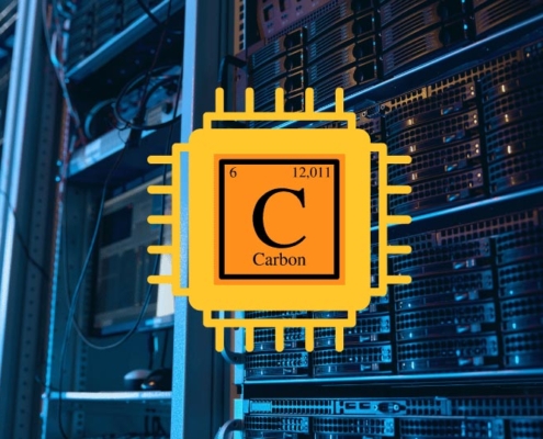 What does embedded carbon of IT really represent?